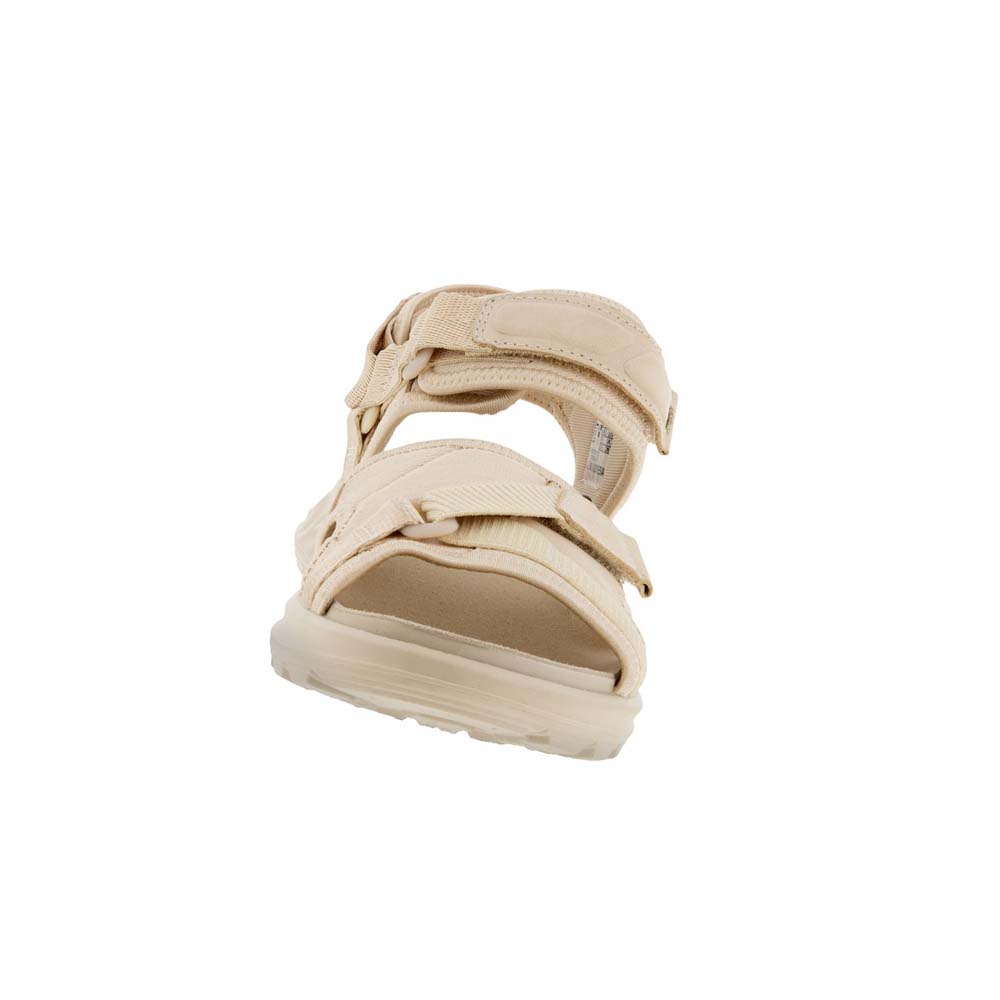 Women's Ecco Exowrap 3strap Sandals Brown | USA 172VRW